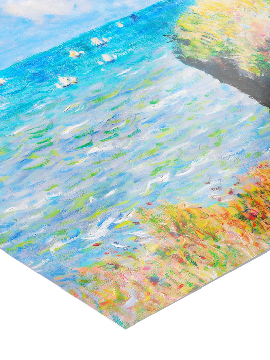 Claude Monet - Cliff Walk At Pourville Querformat