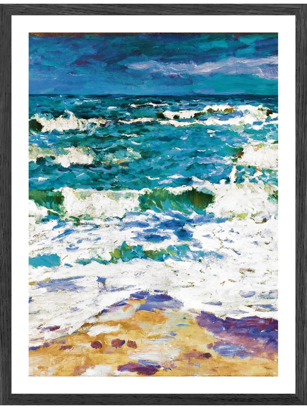 Max Beckmann | Grauer Tag am Meer Poster