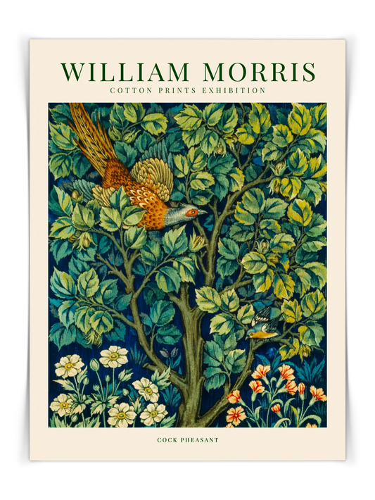 William Morris - Cock Pheasant Poster