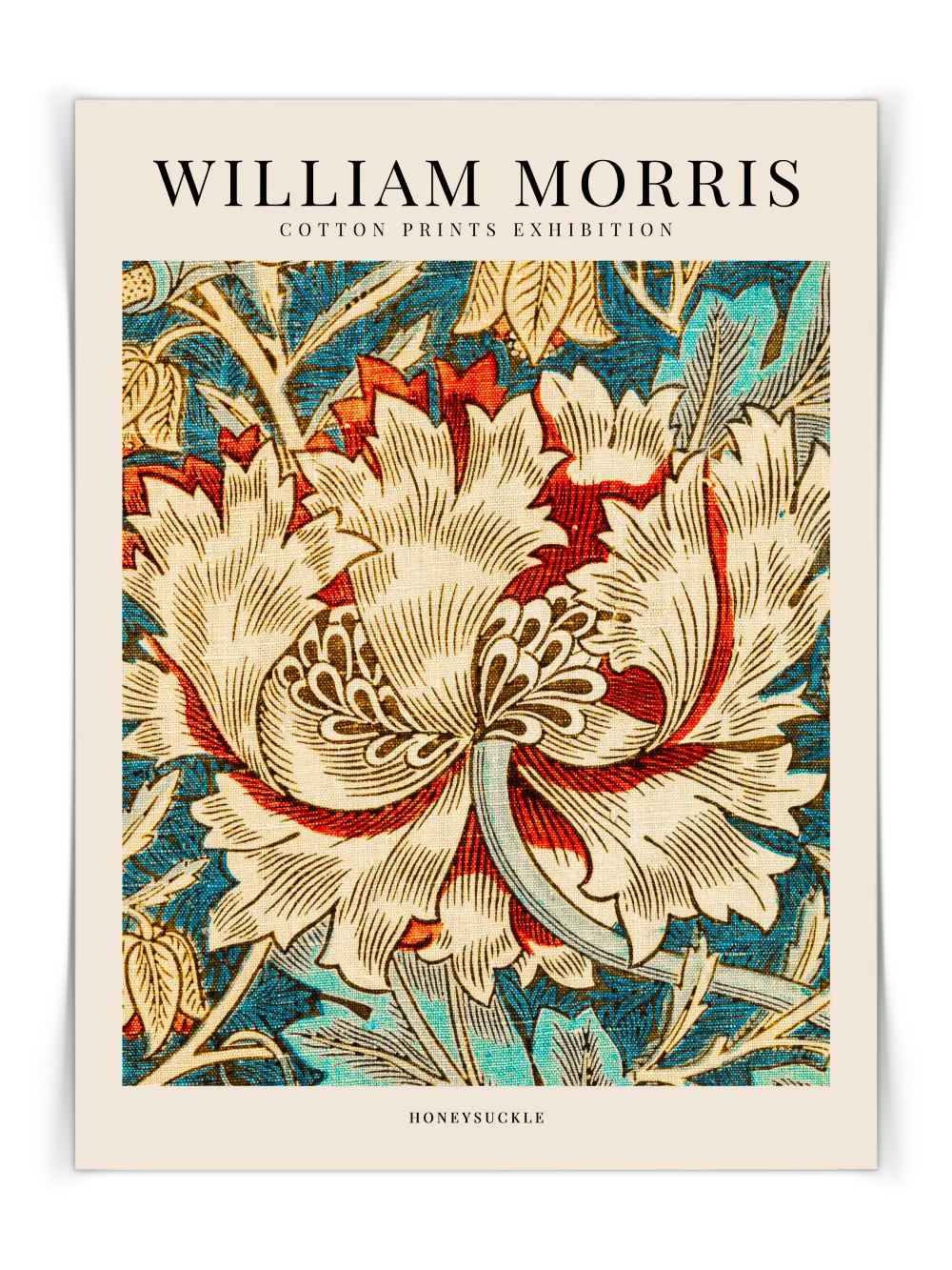 william-morris-honeysuckle-poster