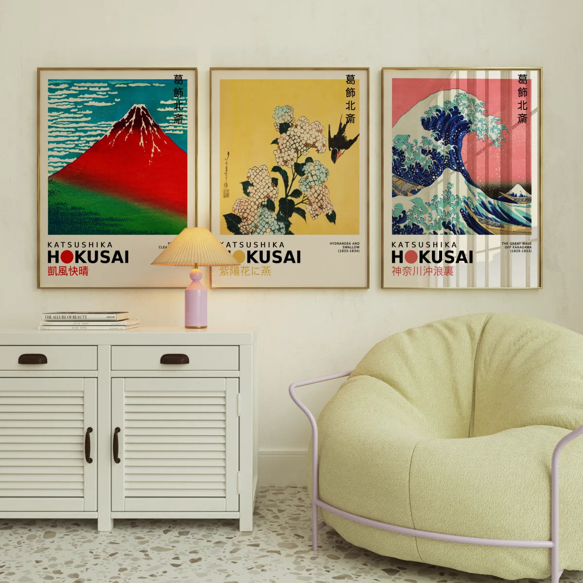Katsushika Hokusai - Welle vor Kanagawa Poster
