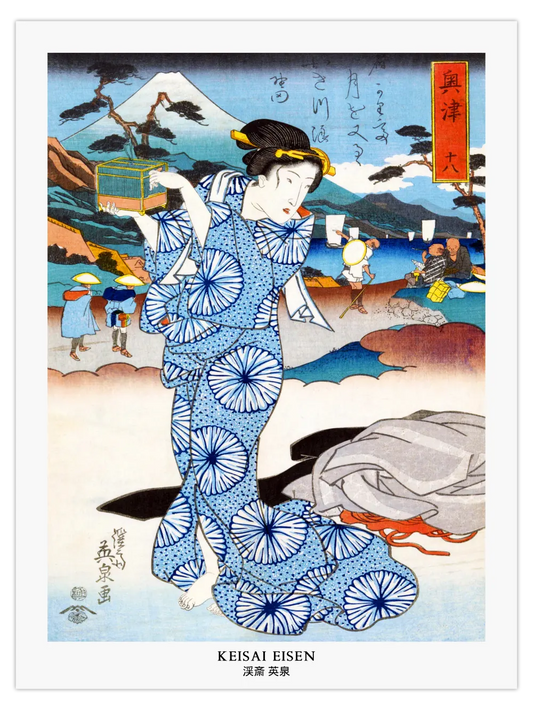 Keisai Eisen - Japanische Frau Nr. 6