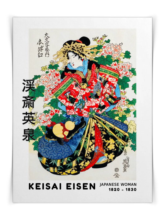 Keisai Eisen - Japanische Frau Nr. 2