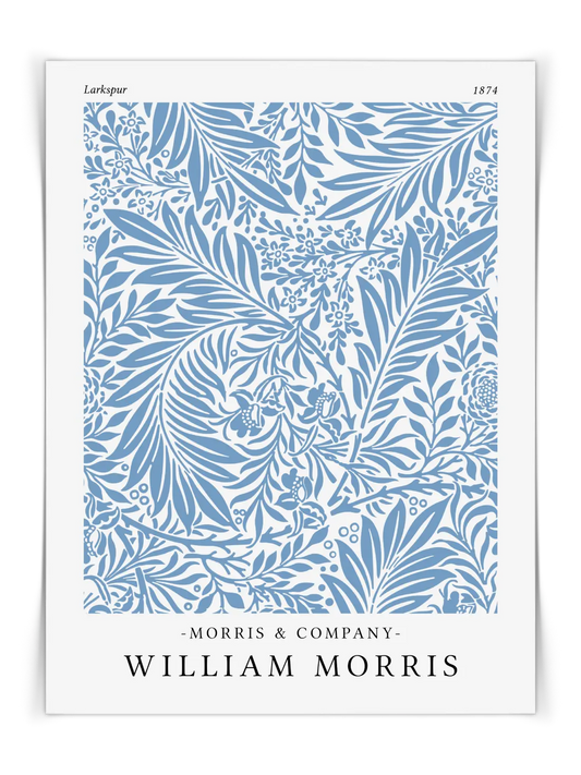 William Morris - Larkspur Poster