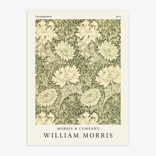 William Morris - Chrysanthemum Poster