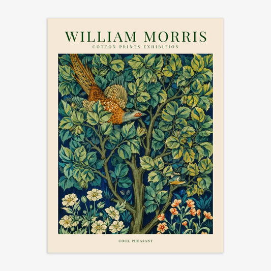 William Morris - Cock Pheasant Poster