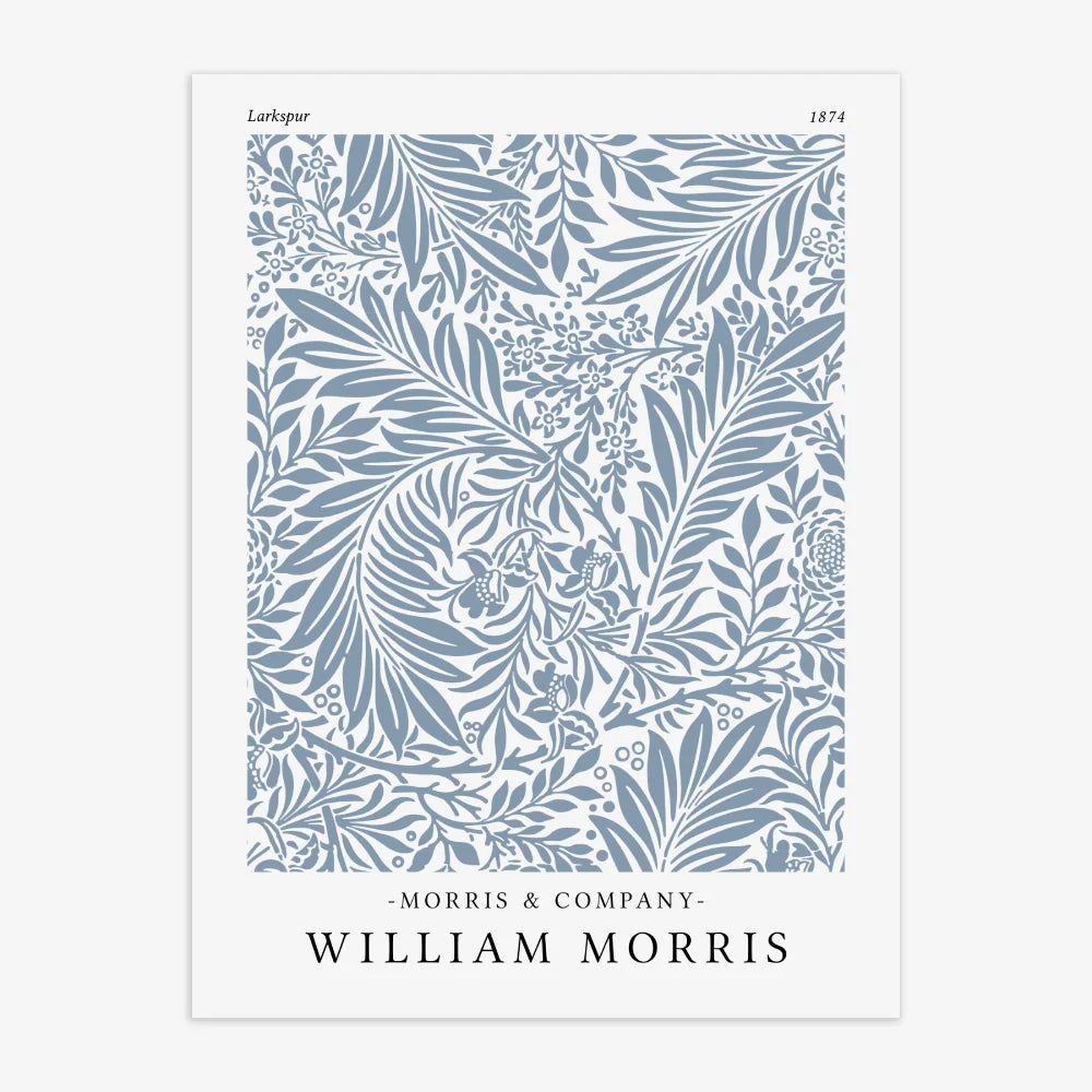 William Morris - Larkspur Poster