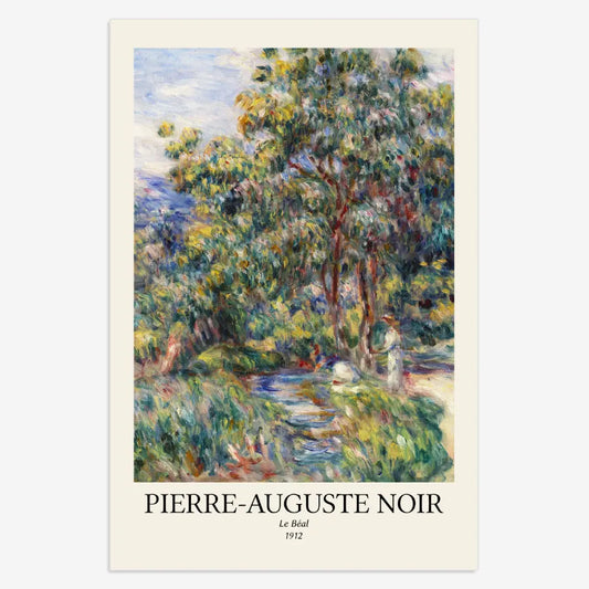 Pierre Auguste Renoir - Le Béal Poster