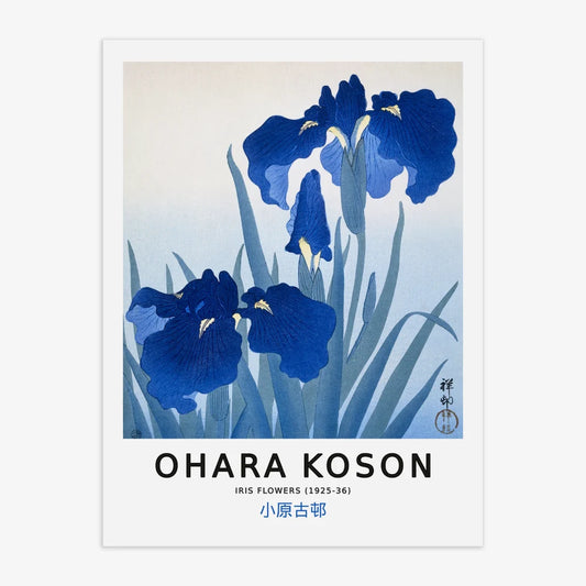 Ohara Koson - Iris Flowers Poster