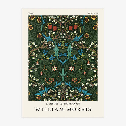 William Morris - Tulips Poster