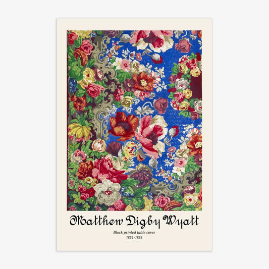 Sir Matthew Wyatt - Block Printed Table Cover Poster