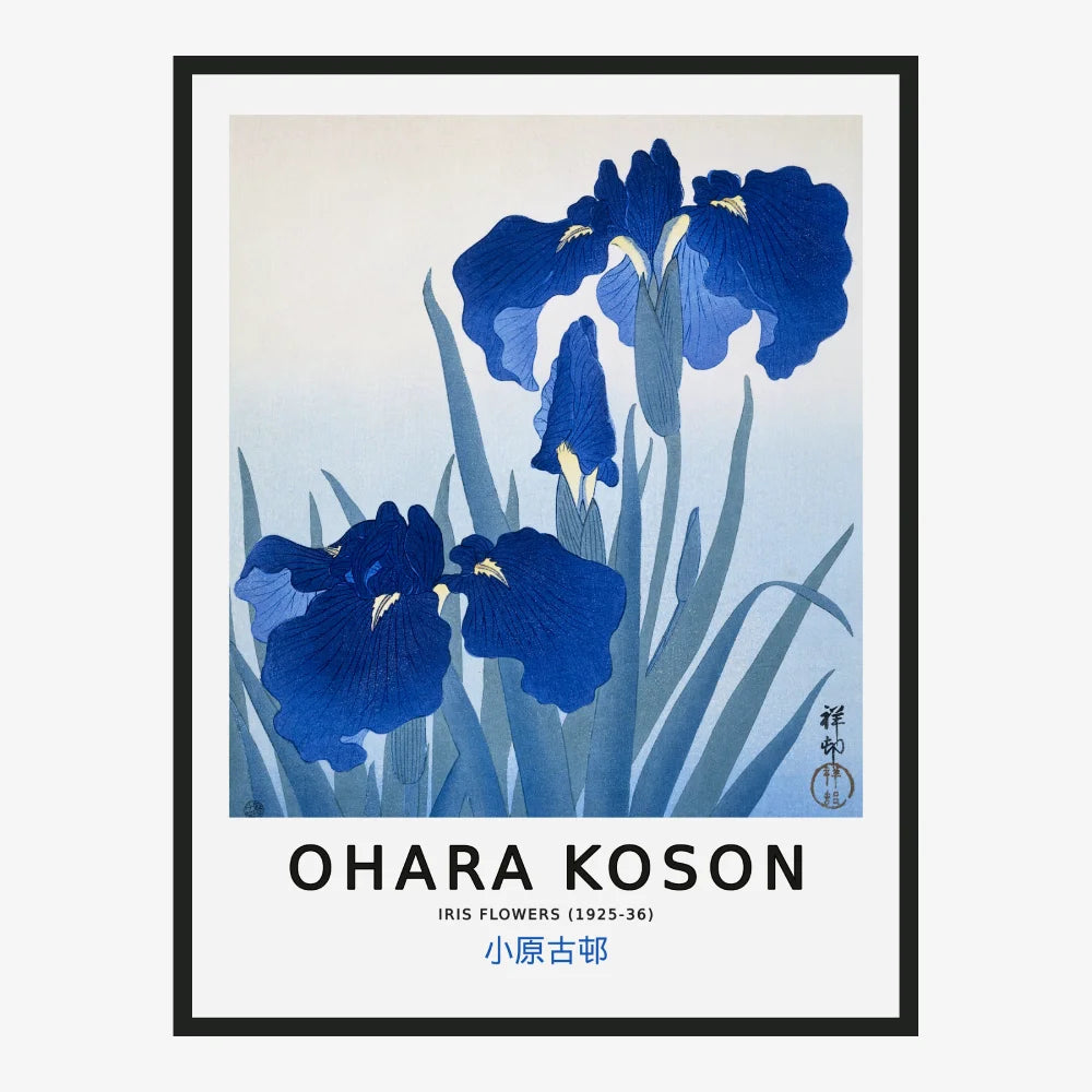 Ohara Koson - Iris Flowers Poster