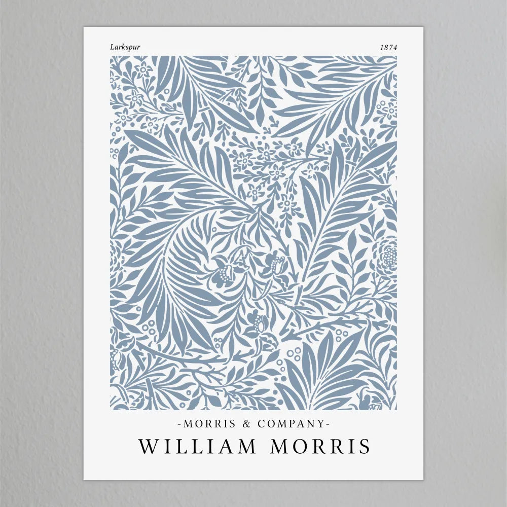 William Morris - Larkspur Poster