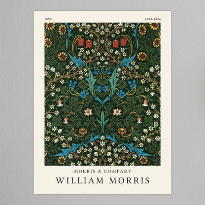 William Morris - Tulips Poster