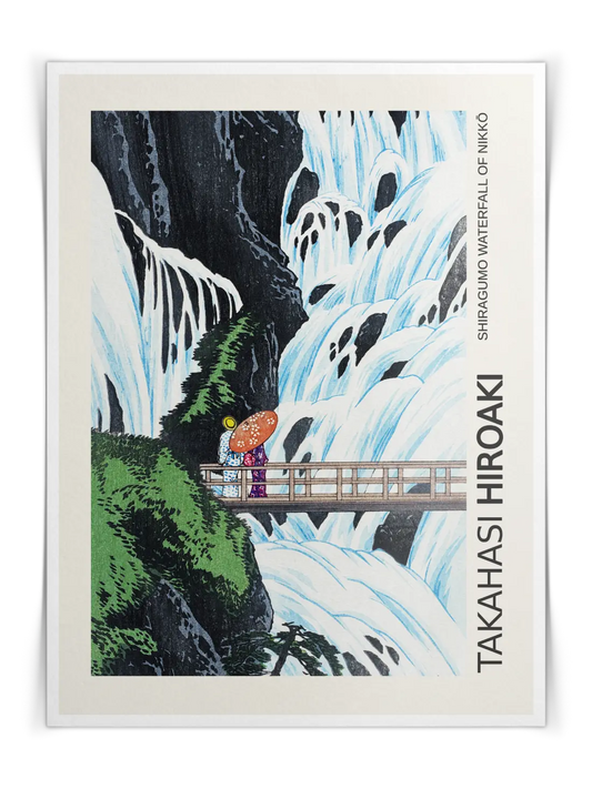 Hiroaki Takahashi - Shiragumo Waterfall of Nikko Poster