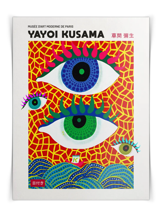 Yayoi Kusama | Augen Poster