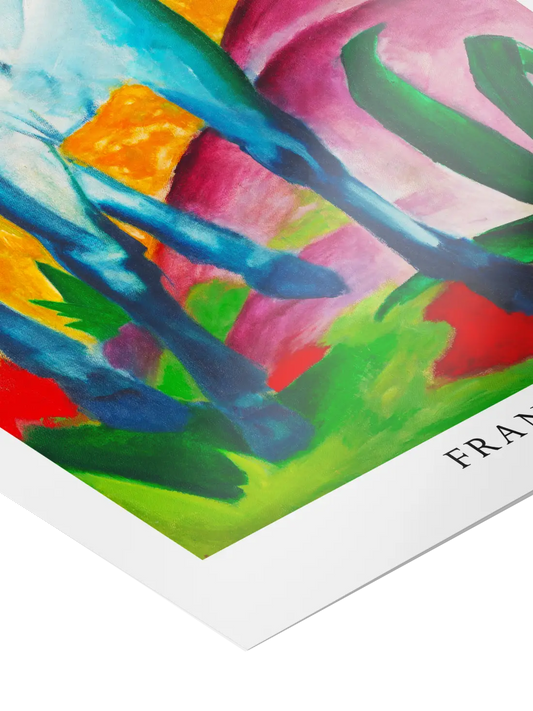 Franz Marc - Blue Horse 1 Poster