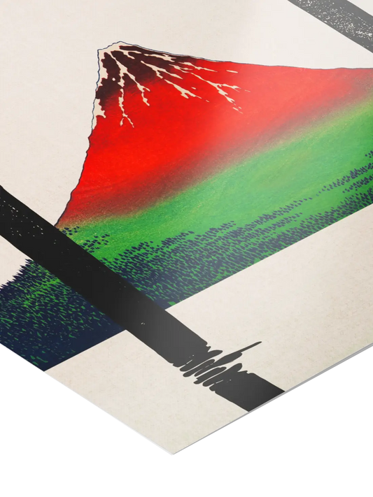 Katsushika Hokusai - Fine Wind, Clear Morning Poster