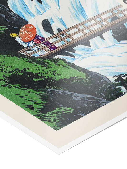 Hiroaki Takahashi - Shiragumo Waterfall of Nikko Poster