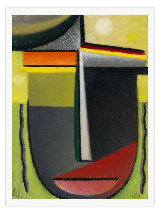 Alexej von Jawlensky - Abstrakter Kopf Nr. 4 Poster