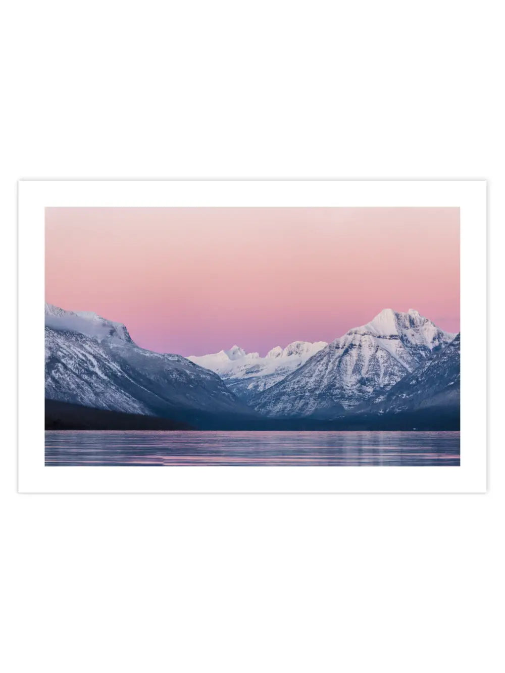 Berg Sonnenuntergang Poster