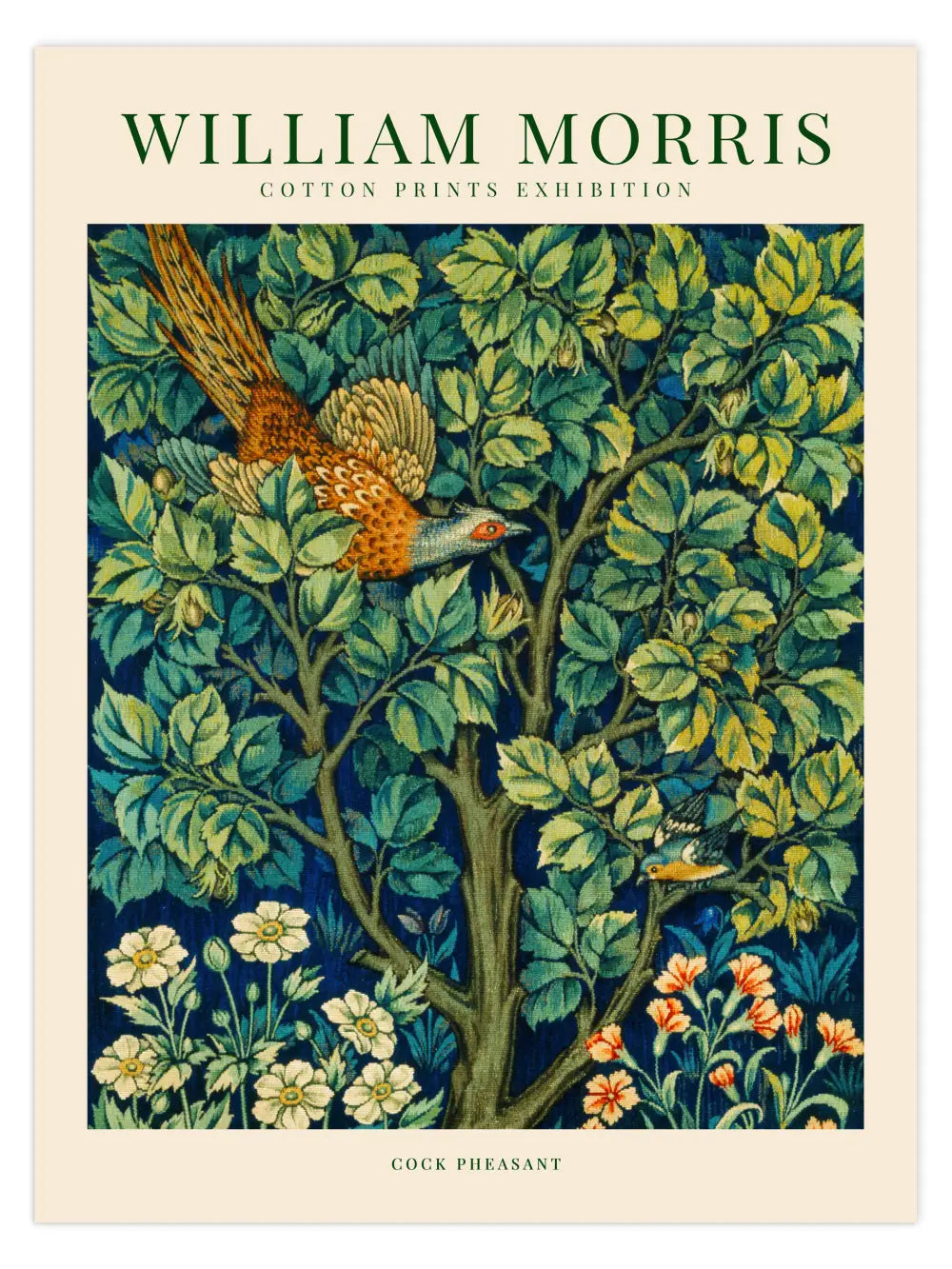 William Morris - Cock Pheasant Poster