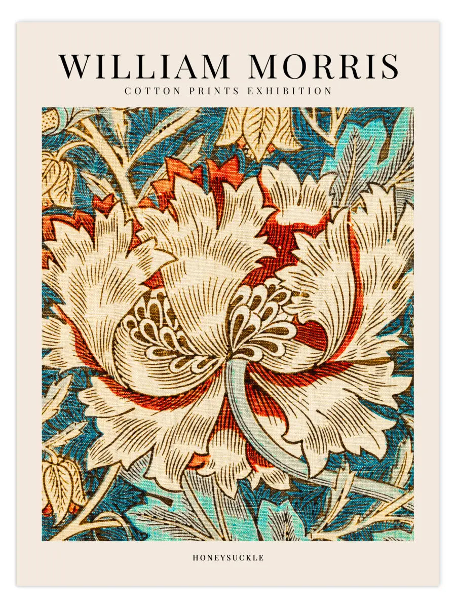 William Morris - Honeysuckle Poster