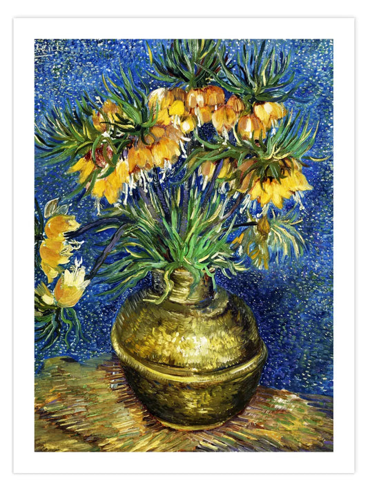 Vincent van Gogh - Kupfervase mit Kaiserkronen Poster