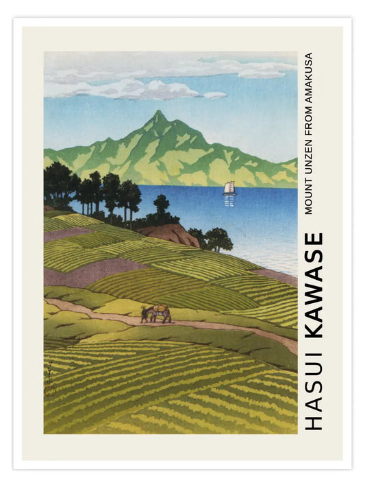 Kawase Hasui - Mount Unzen from Amakusa Poster