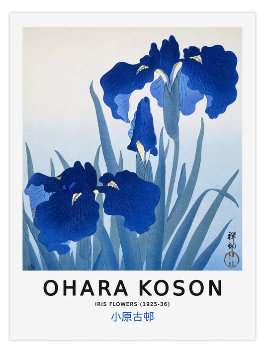 Ohara Koson - Iris Flowers Poster
