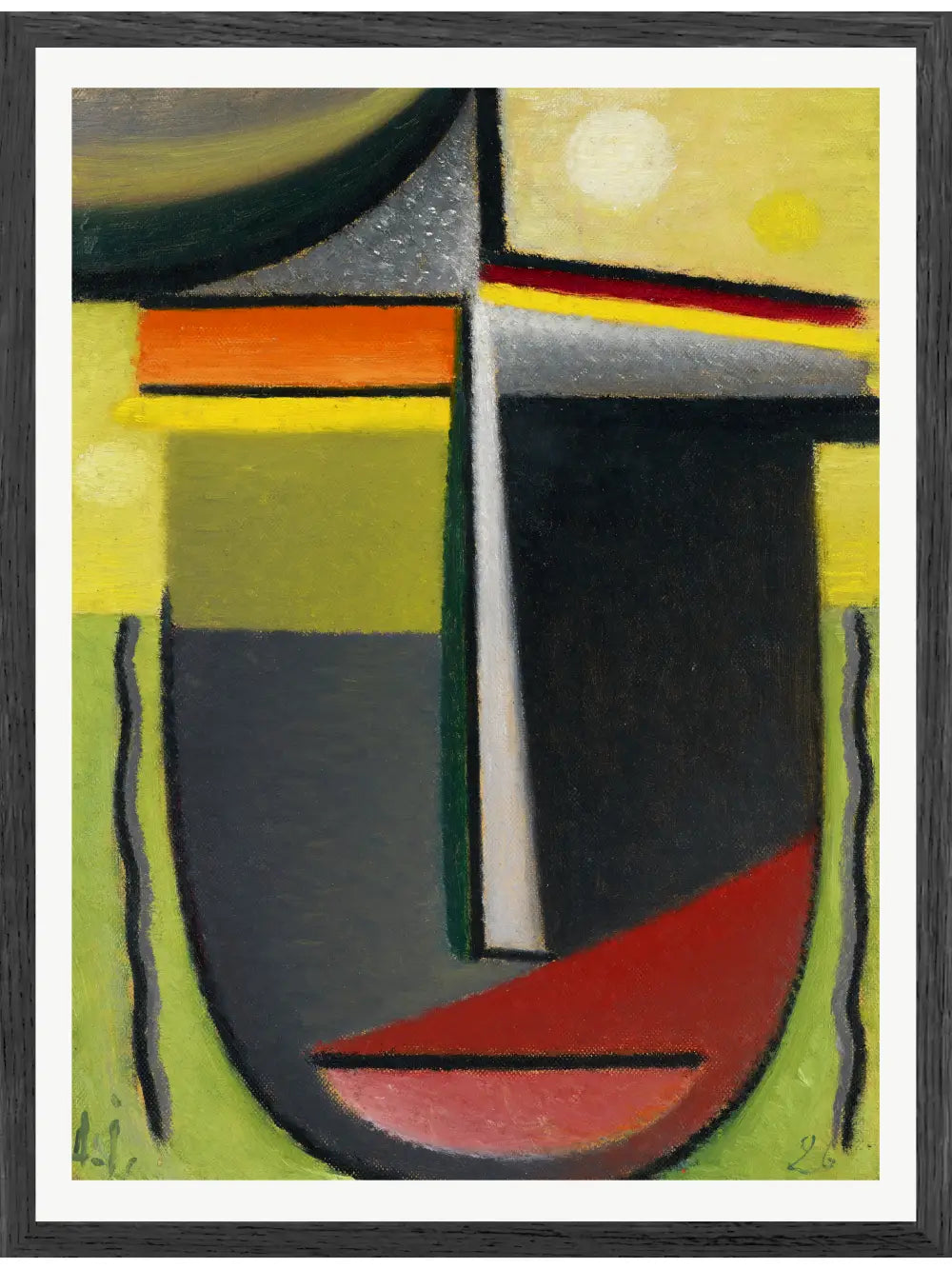 Alexej von Jawlensky - Abstrakter Kopf Nr. 4 Poster