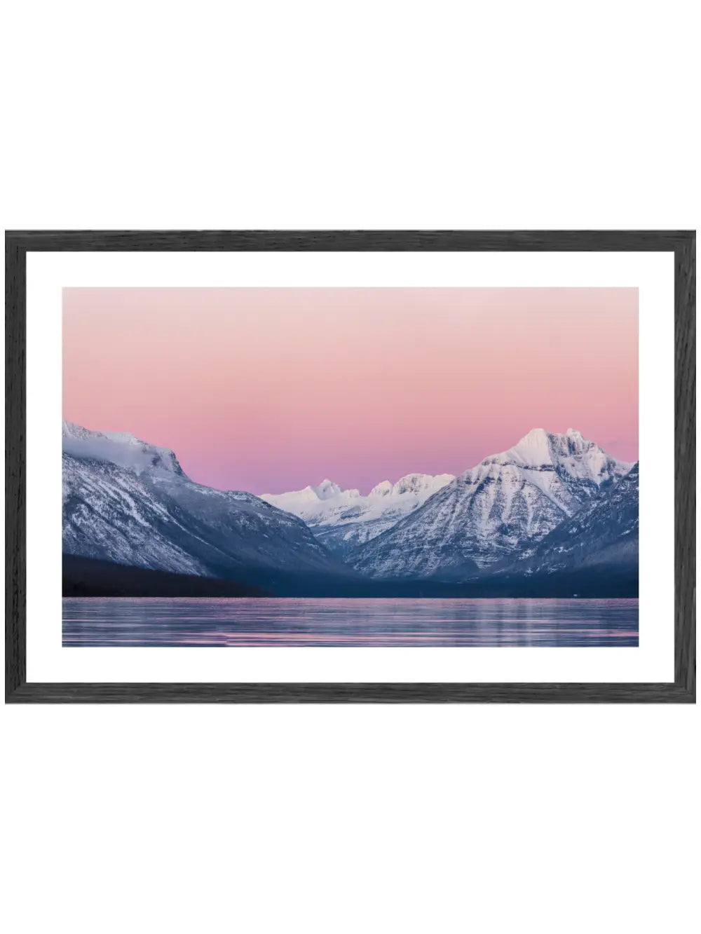 Berg Sonnenuntergang Poster