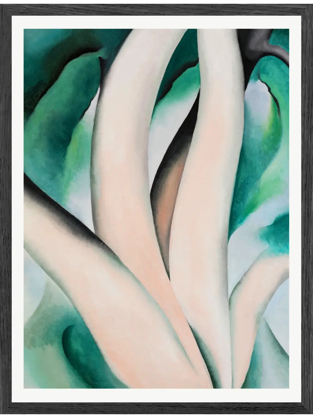 Georgia O’Keeffe - Birken im Morgengrauen Poster