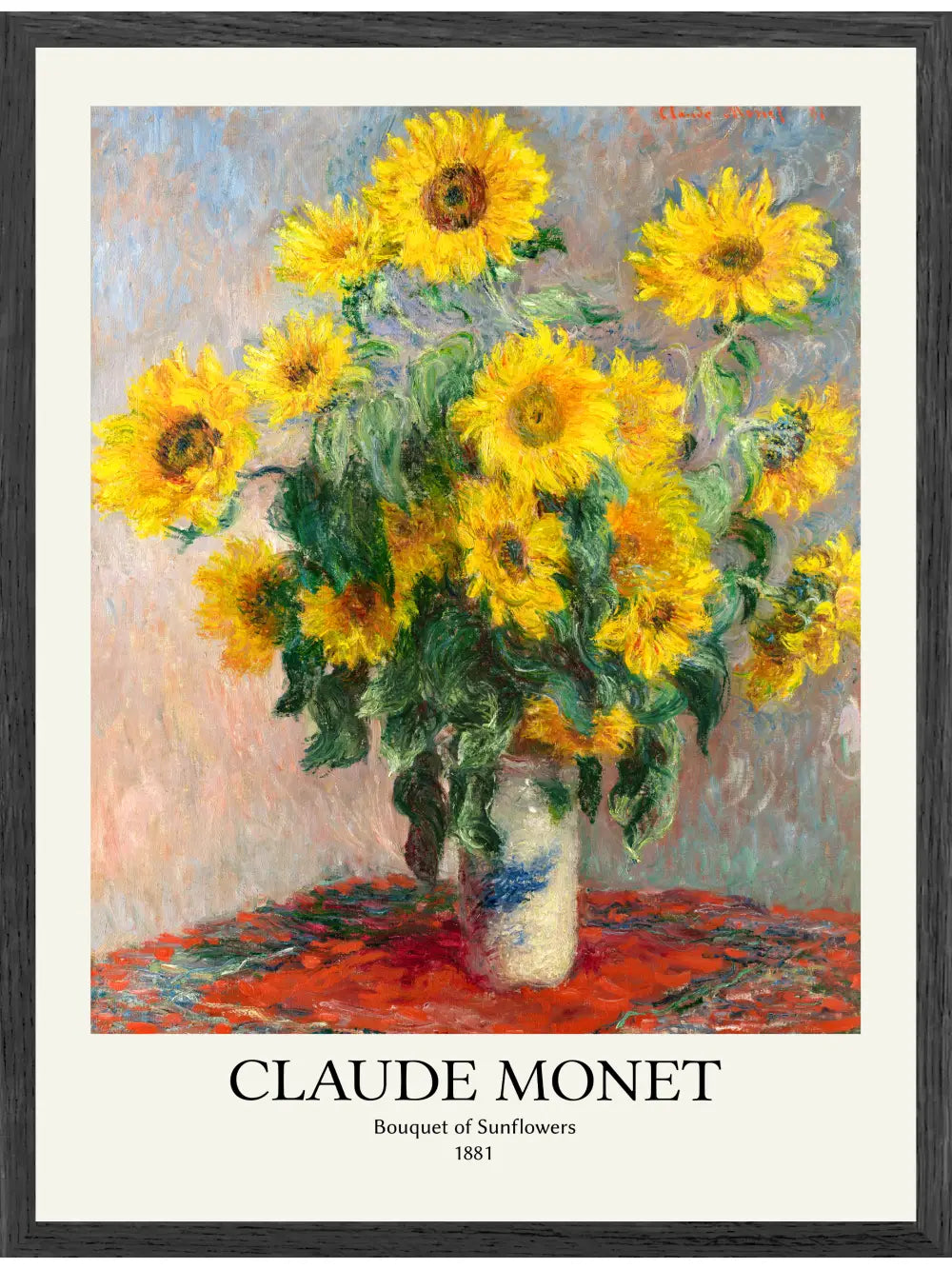 Claude Monet - Bouquet of Sunflowers Poster