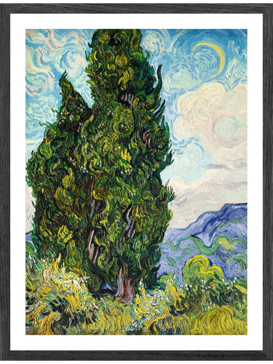 Vincent van Gogh - Cypresses Poster