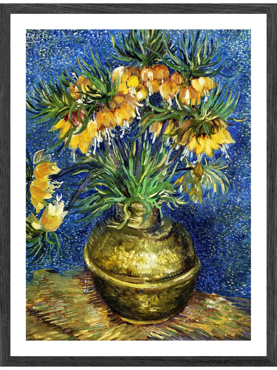 Vincent van Gogh - Kupfervase mit Kaiserkronen Poster