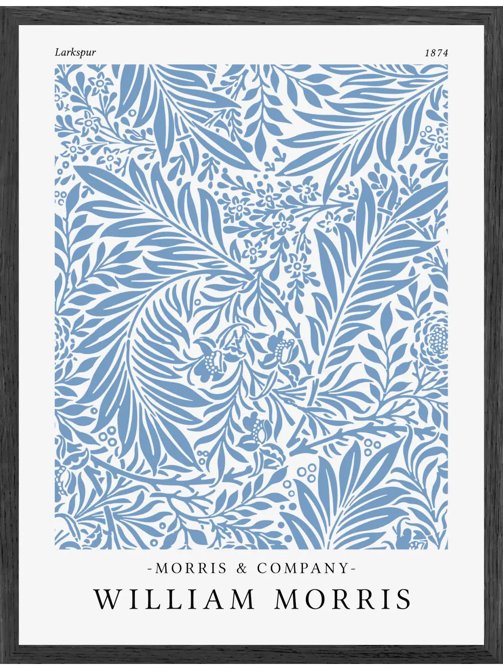 William Morris - Larkspur Poster