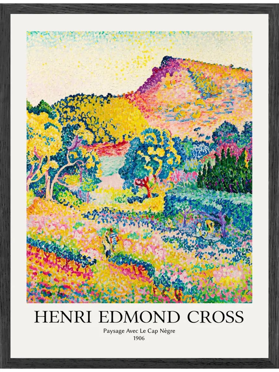 Henri-Edmond Cross - Landschaft mit dem Cap Nègre Poster