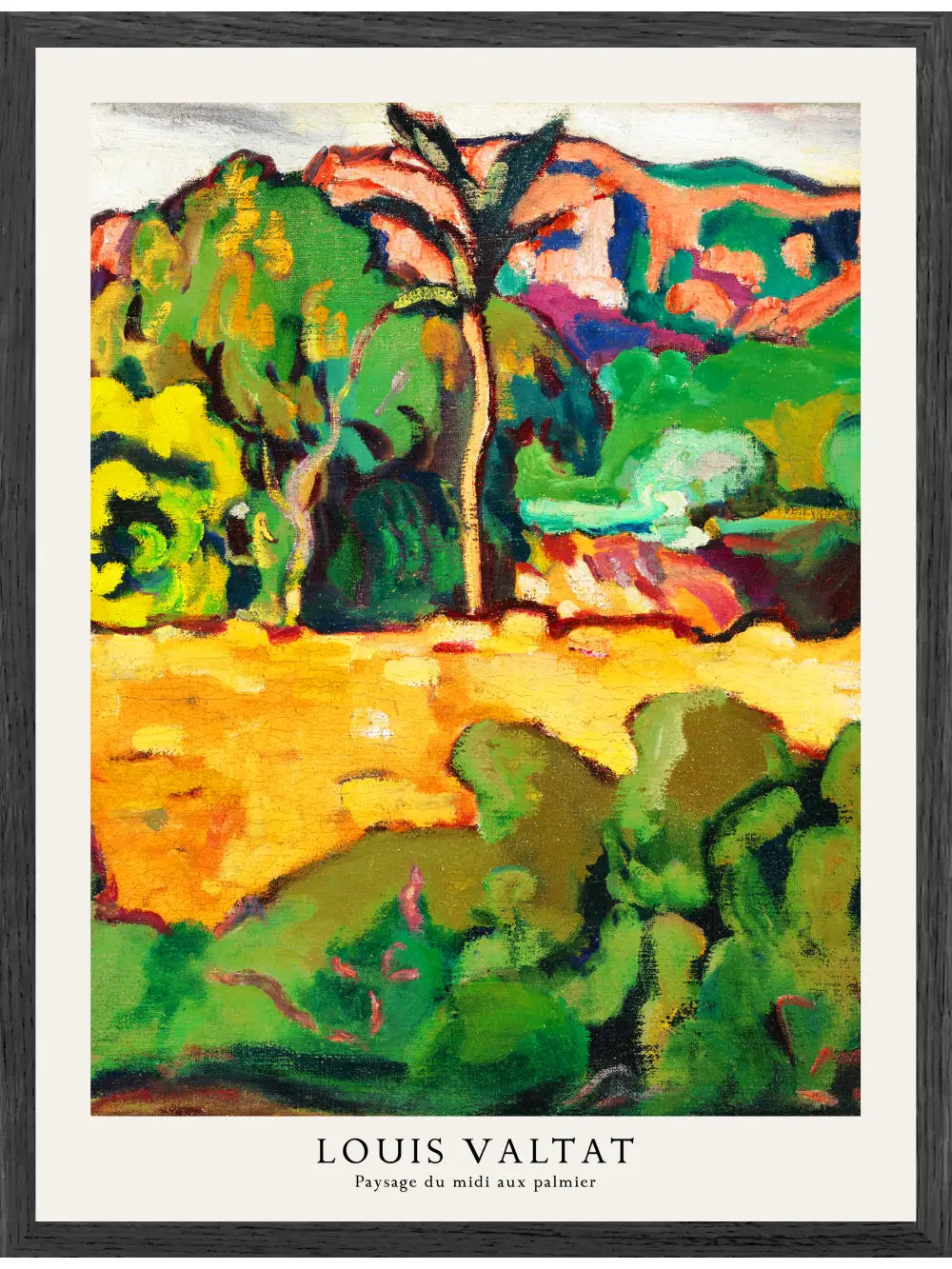 Louis Valtat - Südliche Landschaft mit Palmen Poster