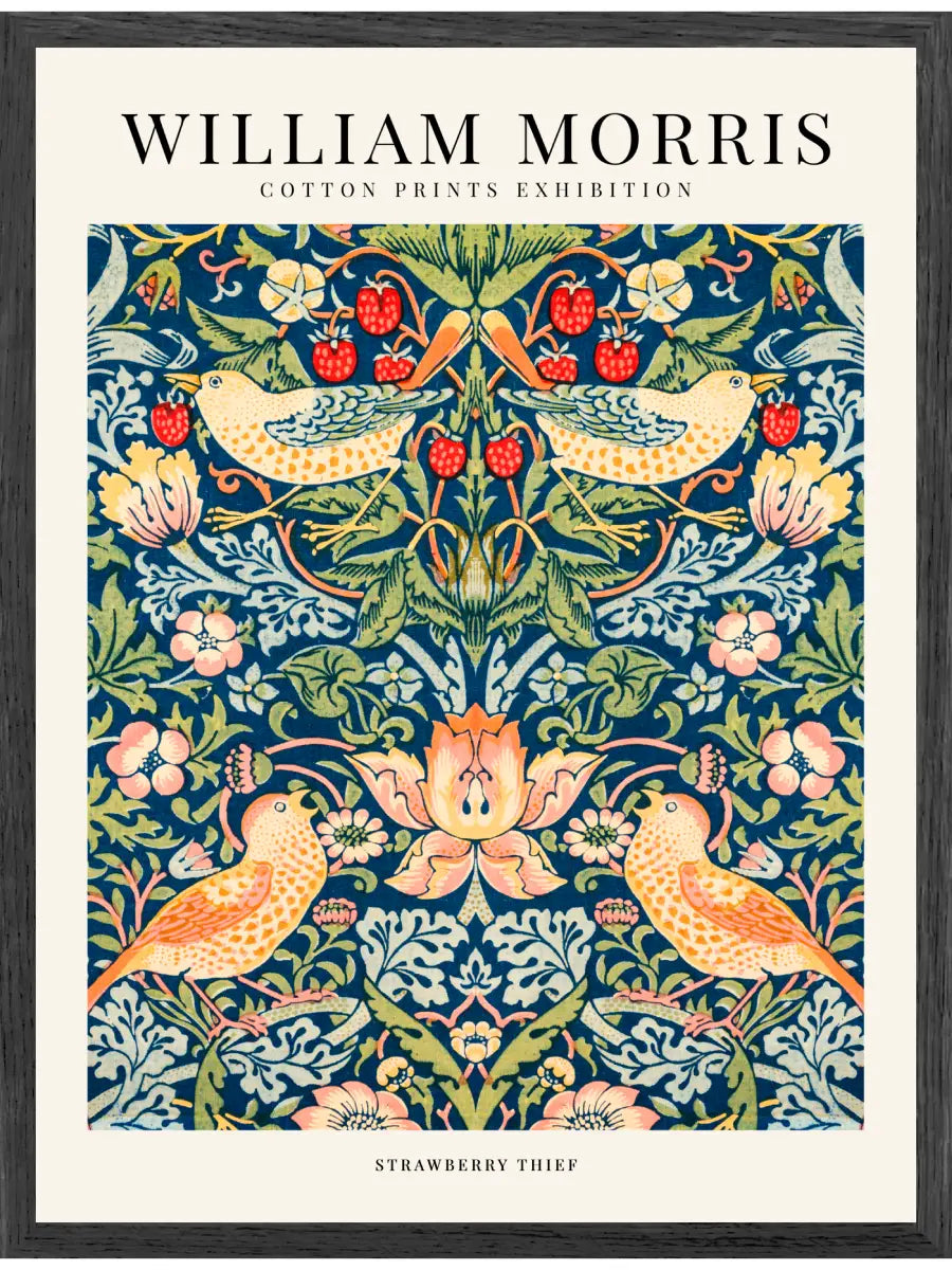 William Morris - Strawberry Thief Poster