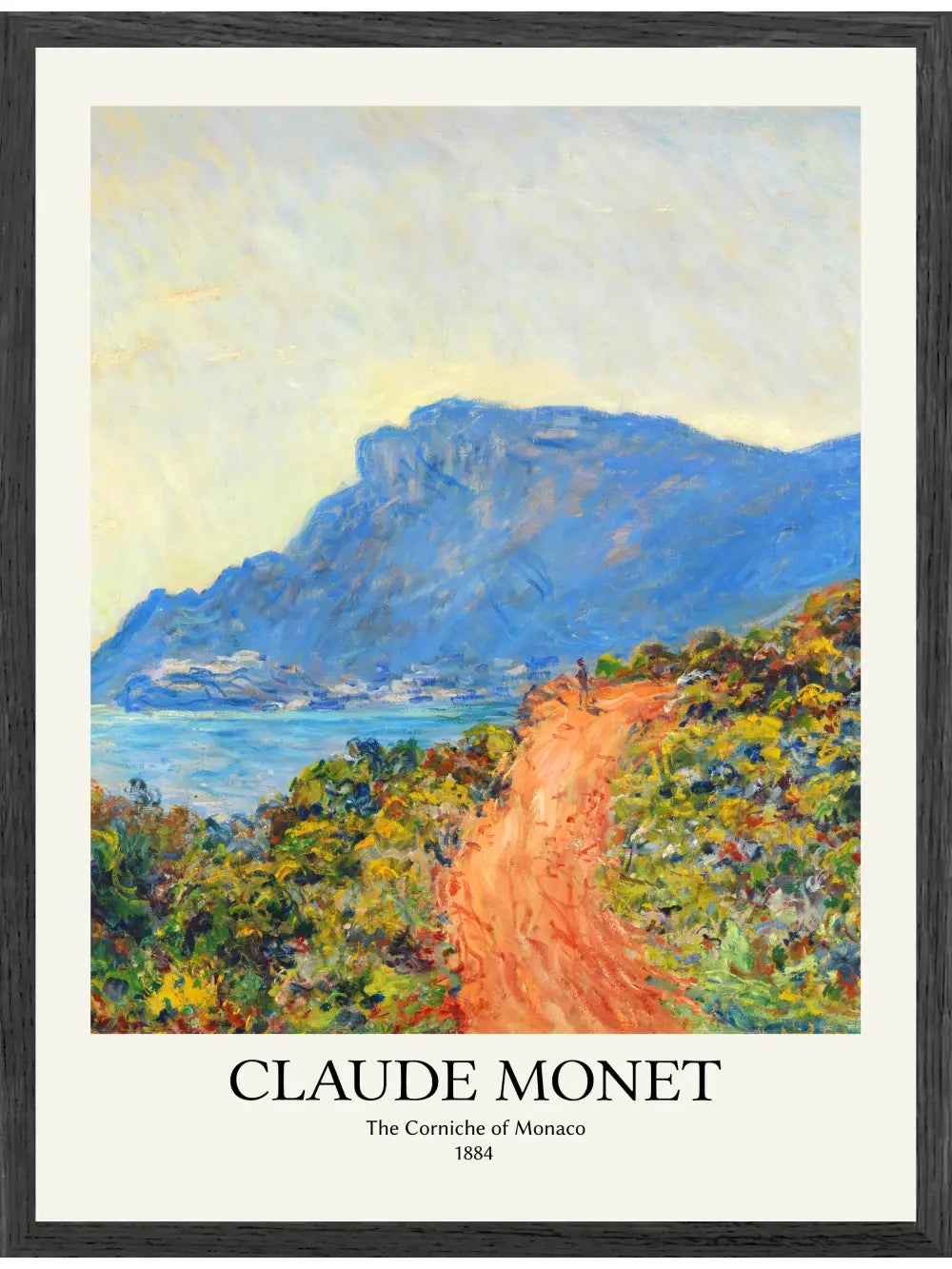 Claude Monet - La Corniche near Monaco Poster