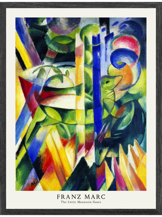 Franz Marc - The Little Mountain Goats Poster