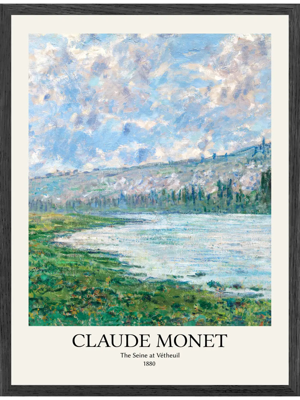 Claude Monet - The Seine at Vétheuil Poster