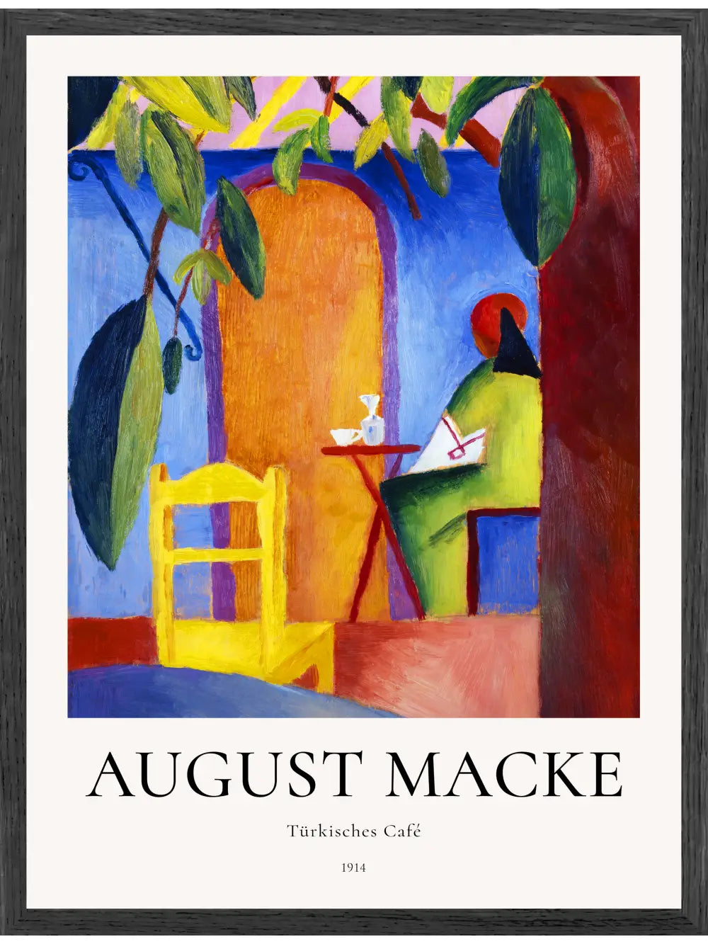 August Macke - Türkisches Café Poster