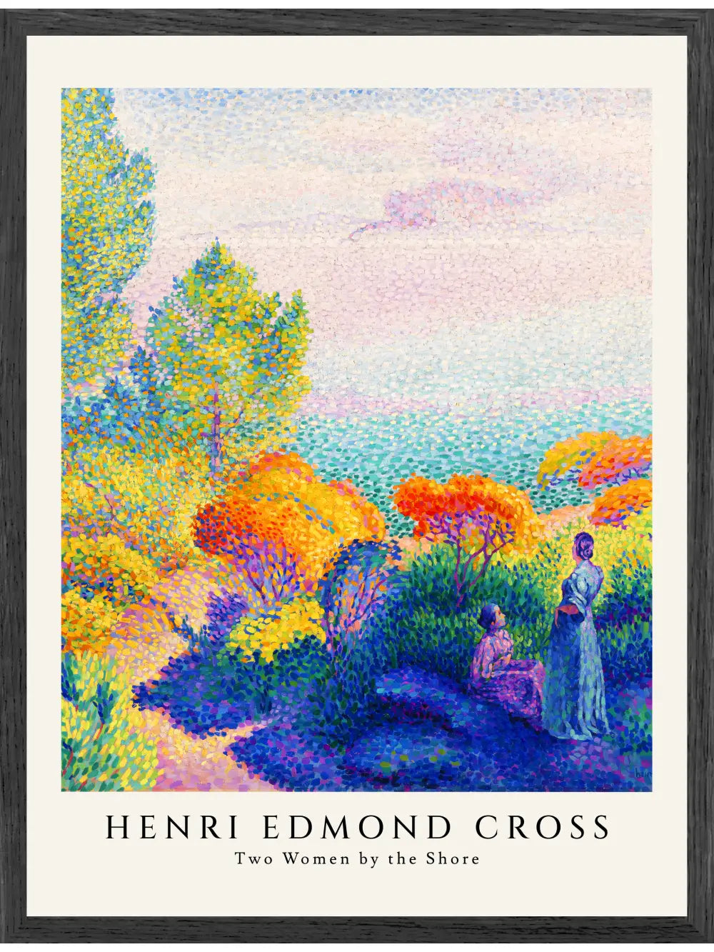 Henri-Edmond Cross - Two Women by the Shore Poster