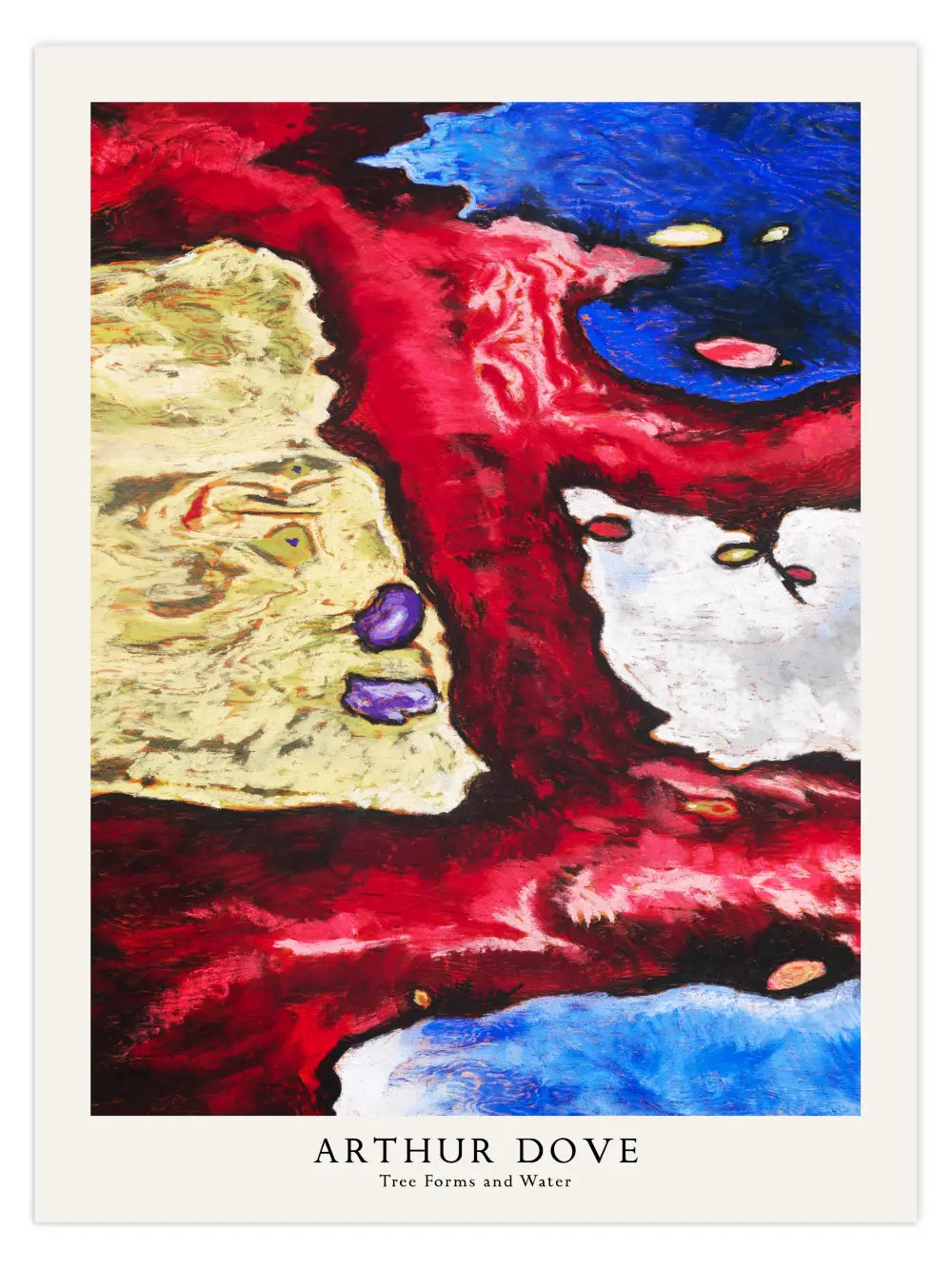 Arthur Dove - Tree Forms and Water Poster