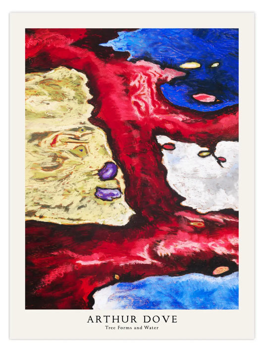 Arthur Dove - Tree Forms and Water Poster