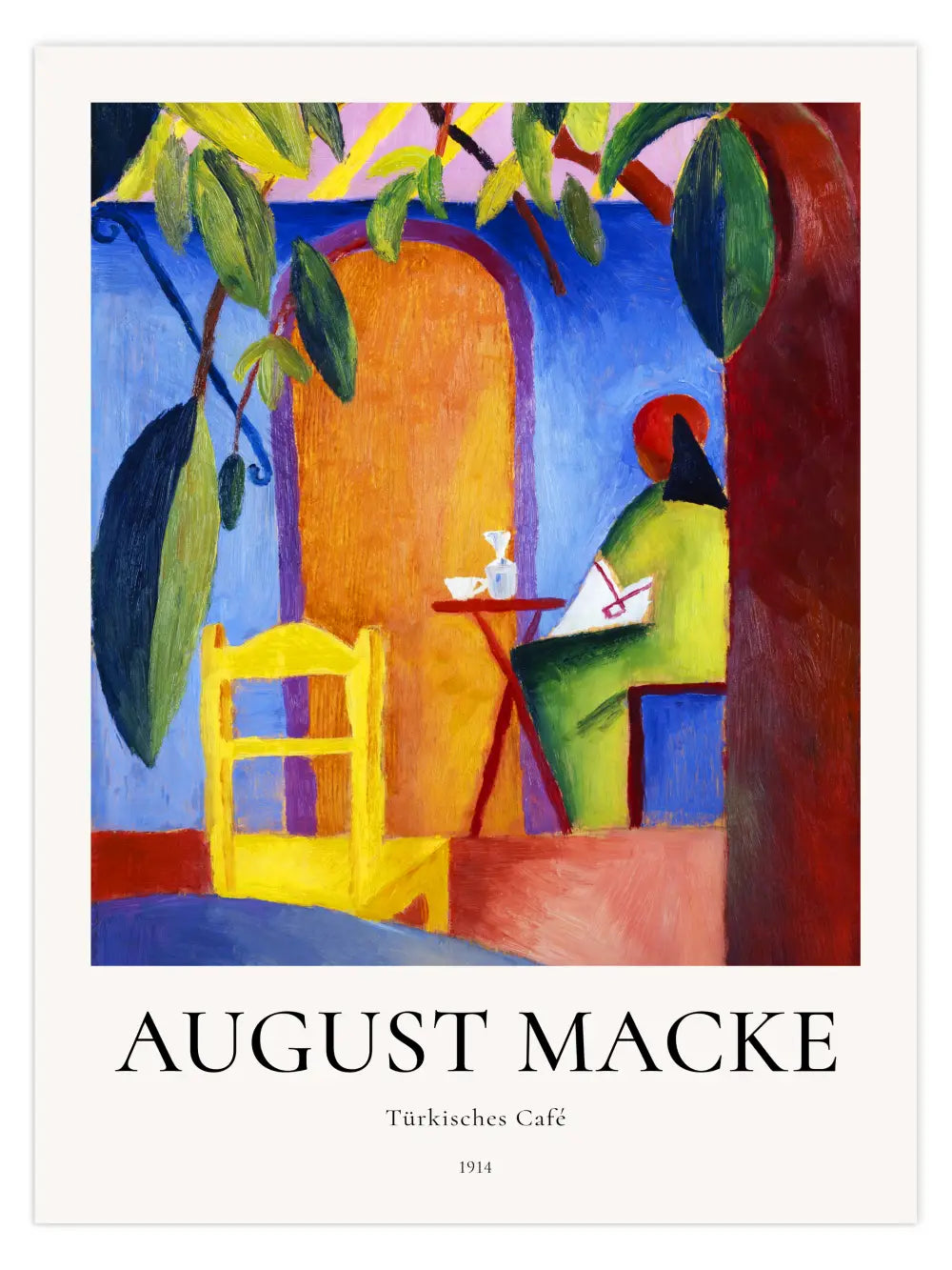 August Macke - Türkisches Café Poster