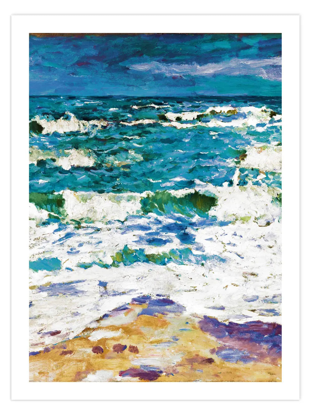 Max Beckmann | Grauer Tag am Meer Poster