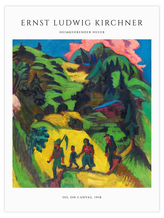 Ernst Ludwig Kirchner - Heimkehrender Heuer Poster